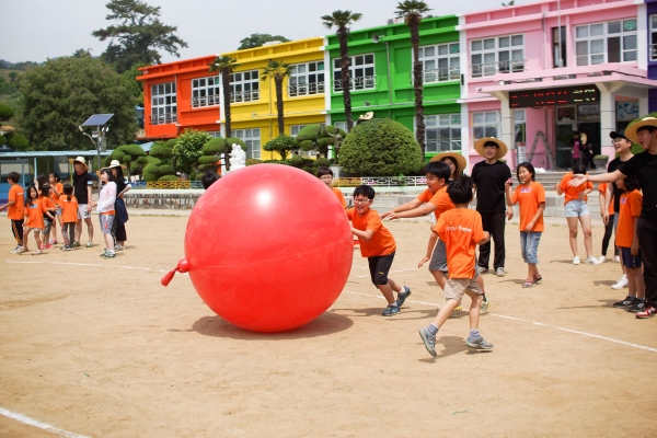 시골학교 지원사업 해피드림 봉사활동 눈길
