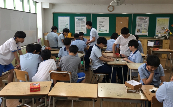 사천중 친·친·친 수학동아리 수학카페 운영