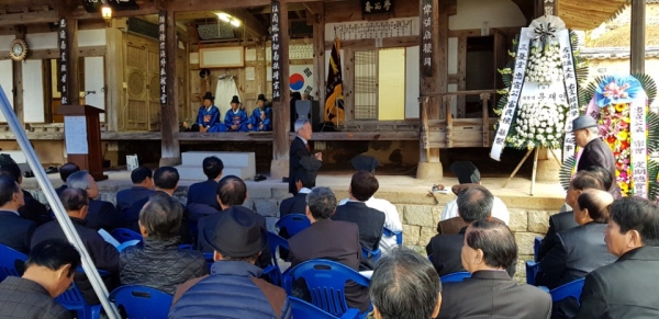 삼우당 문익점 선생 묘제 엄숙히 거행