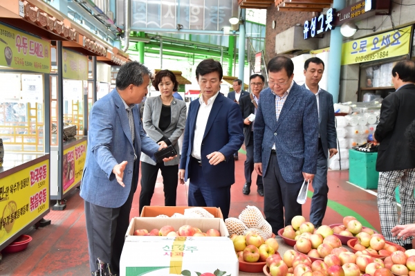 진주시 우수 전통시장 배워왔다