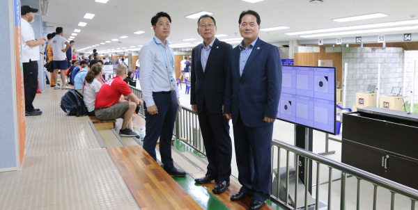 경남지방병무청장 창원세계사격선수권대회장 방문