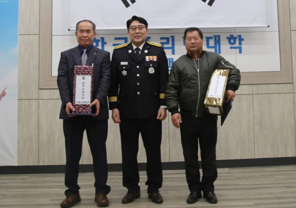 진주소방서 택시전문의용소방대 우수 의용소방대원 표창수여