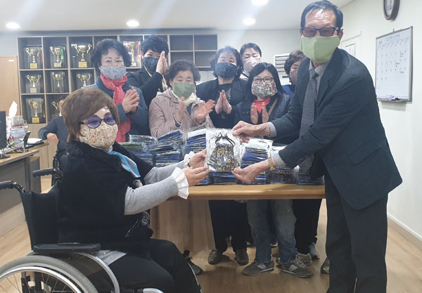 내일을여는멋진여성 진주지회, 수제마스크 나눔