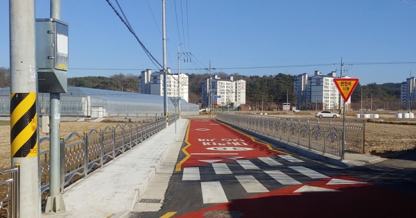 함안군, 군북초등학교 어린이보호구역 정비 완료