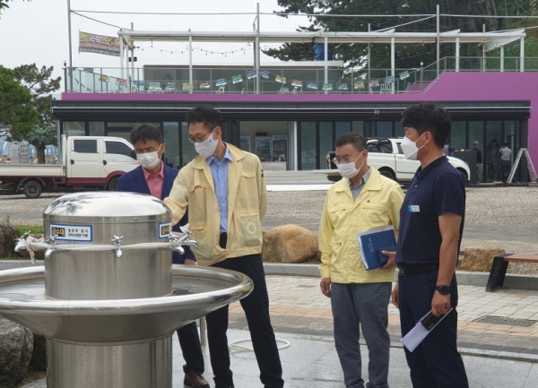 창원시 광암해수욕장 개장 전 현장 점검