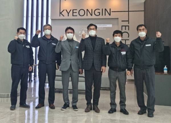 안경원 창원 제1부시장, 유망 방산기업 경인테크 방문