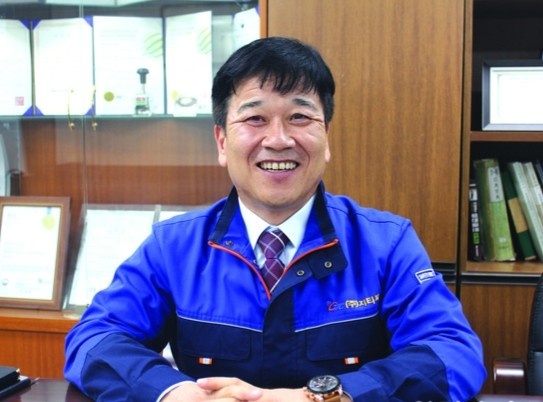 함안 산인면 지티씨(주) 이원진 대표 성금 기탁