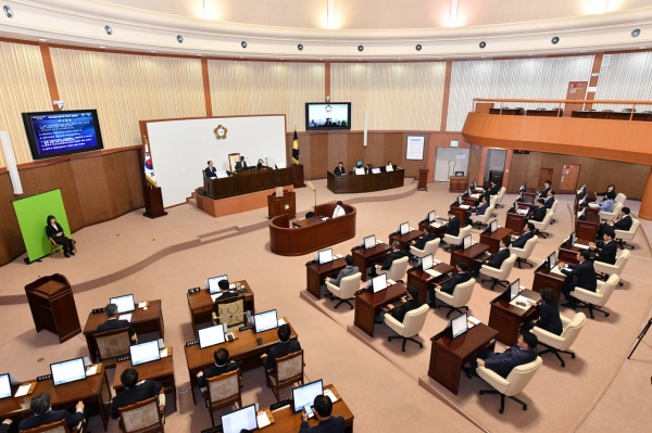 진주시 시설관리공단 설립 조례안 의회 통과