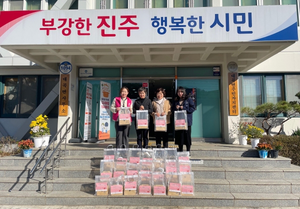 진주 대곡면 건강도우미 약상자 전달