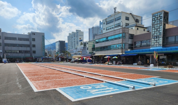 창원 마산가고파수산시장 공영주차장·고객지원센터 준공