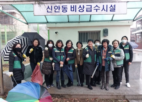 진주 신안동 여성민방위 비상급수시설 안전 점검