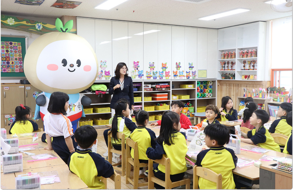 경남서부보훈지청, 금호초서 나라지킴이 수업 실시