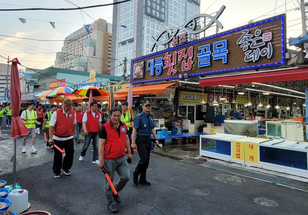 마산어시장 방범순찰대 창설 5개월만 성과