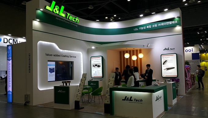 [SIMTOS 2018] 제이앤엘테크, 첨단 전자 및 정밀기계 산업에서 사용되는 코팅 기술 소개