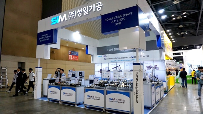[2019 한국기계전] 성일기공, 다양한 재질의 고성능 커플링 선보여