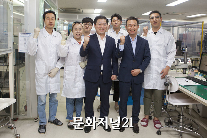 [MJ 포토] 중소기업 현장 찾은 박승원 광명시장