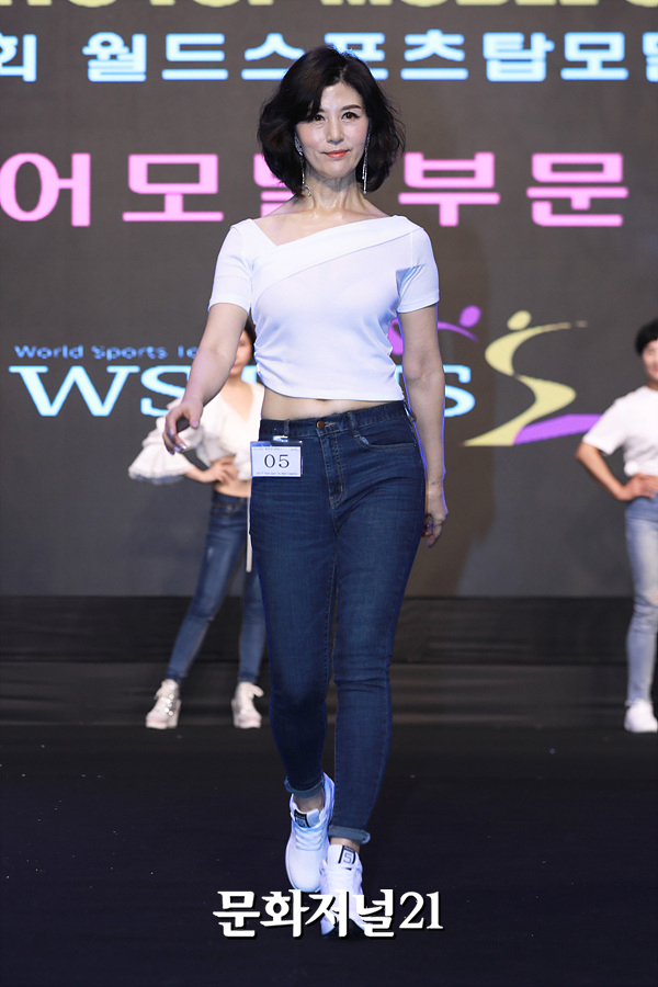 [MJ포토] WSTMS 선발대회, 시니어모델 부문 참가자 박현주