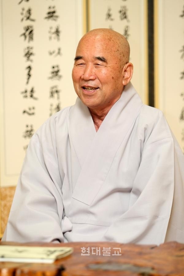 영축총림 방장 원명 스님 해제법어