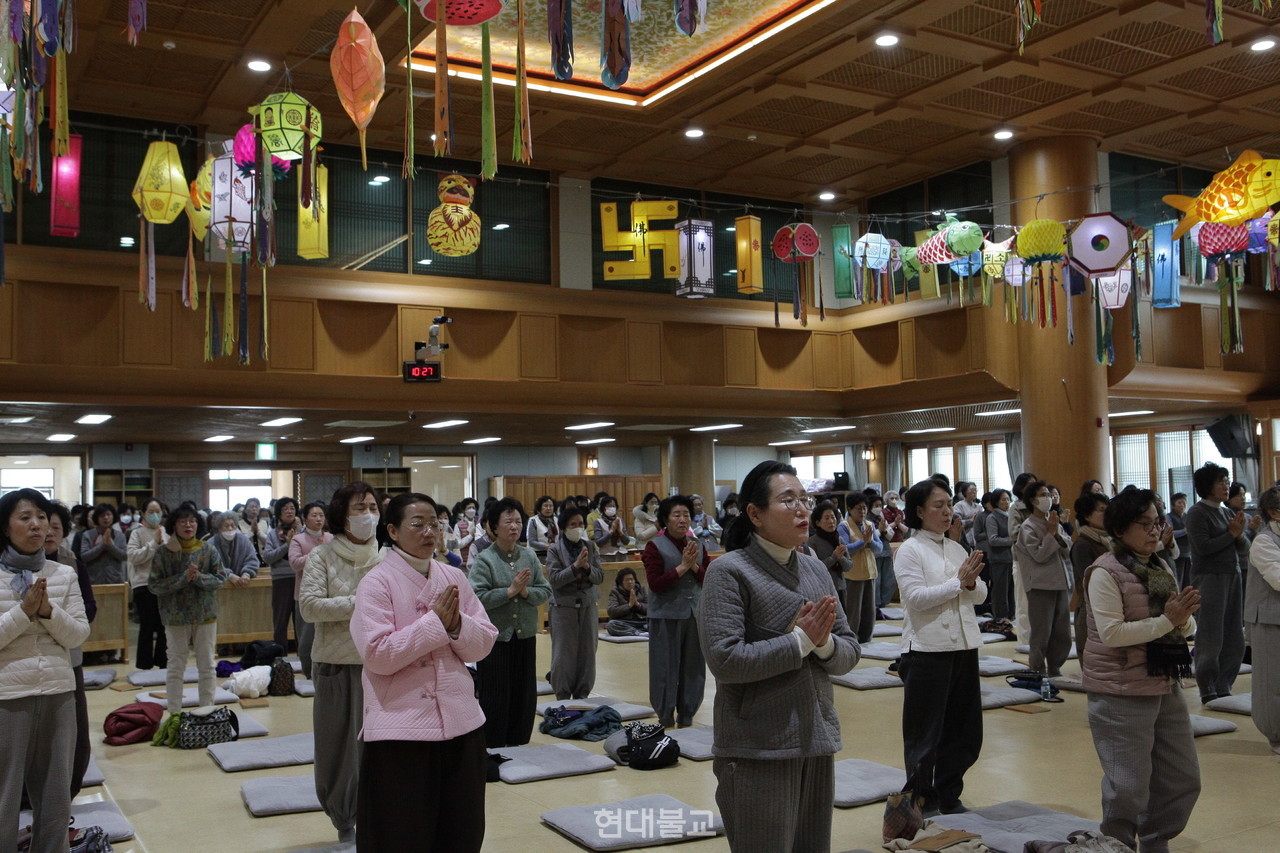 천태종 광명사, 관음정진 300만독 기도 불사 회향