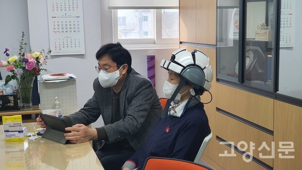 중부대학교와 고양치매예방협회, 서진DCP 공동주관 고양시 어르신 뇌파검사 무료진행