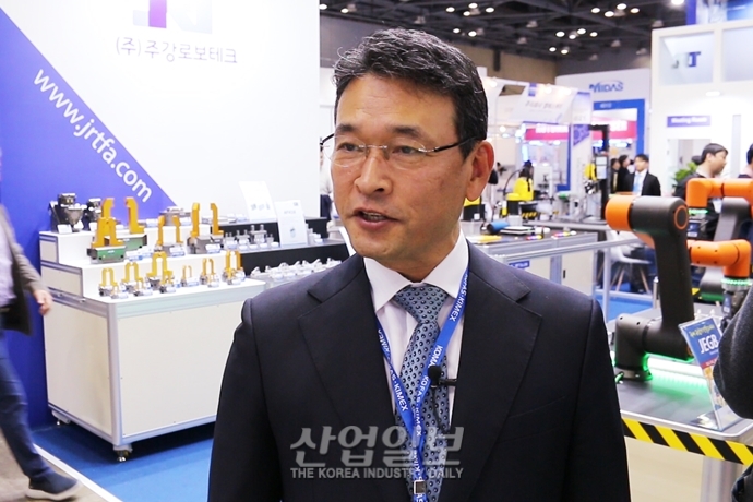 [2019 한국기계전] (주)주강로보테크 “더 스마트하고 융·복합된 자동화 기기 만들 것”
