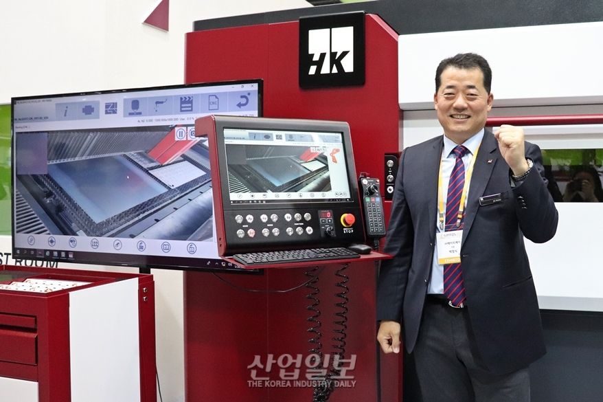 [심토스 2022] 에이치케이 “레이저 가공 영역 확대가 트렌드”