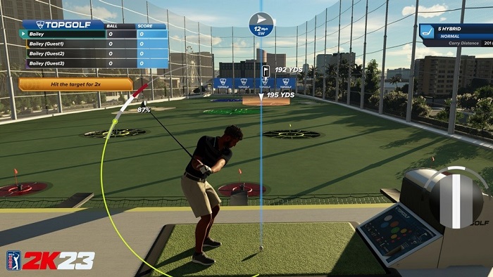 PGA TOUR® 2K23, 색다른 경험의 탑골프 모드 공개