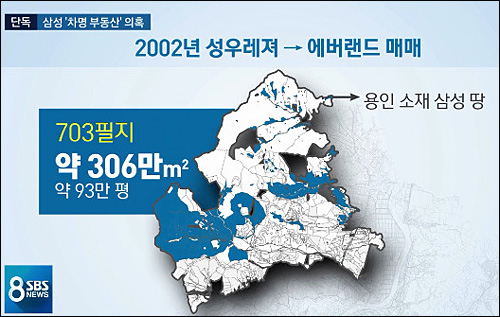 차명계좌 이어 차명부동산 불법상속?…이병철→삼성임원들→에버랜드로