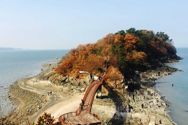 시화호 방조제 달려 선재도 목섬으로...대부도 펜션 여행