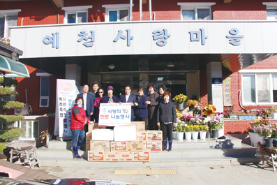 예천축협, 어르신에 한돈나눔·김장봉사 훈훈