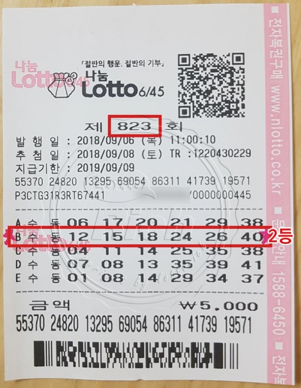 로또 2등 당첨자의 감동후기 돌아가신 아버지 떠올라 눈물