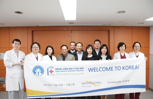 베트남 산부인과 의사단, 건국대병원 방문