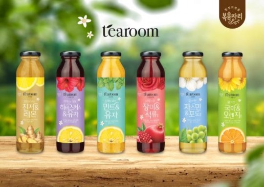 복음자리, 홈카페 분위기를 즐길 수 있는 꽃·허브·과일 담은 ‘티룸(TEAROOM) 6종’ 출시