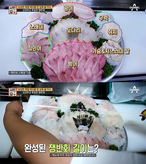강릉 그린횟집, 보기만 해도 배 부른...서민갑부 쟁반회, 감탄사 절로 나는 비주얼