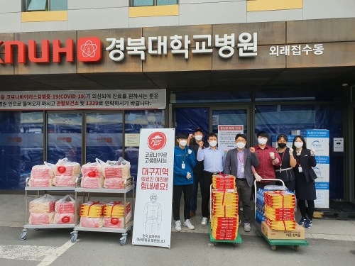 피자헛, 대구 의료진∙자원봉사자에 피자 1000판 기부