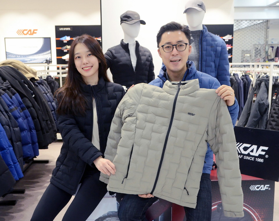 [글로벌포토] 올겨울 패딩 출시한 르까프‧케이스위스