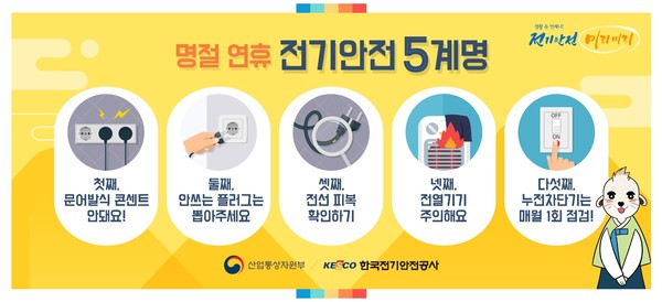 전기안전공사, 설 연휴 대비 특별 안전관리