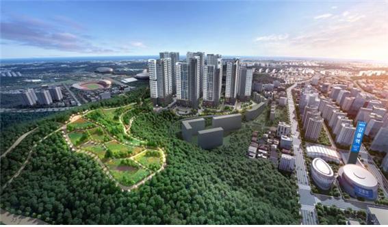 스카이 아파트 투시도