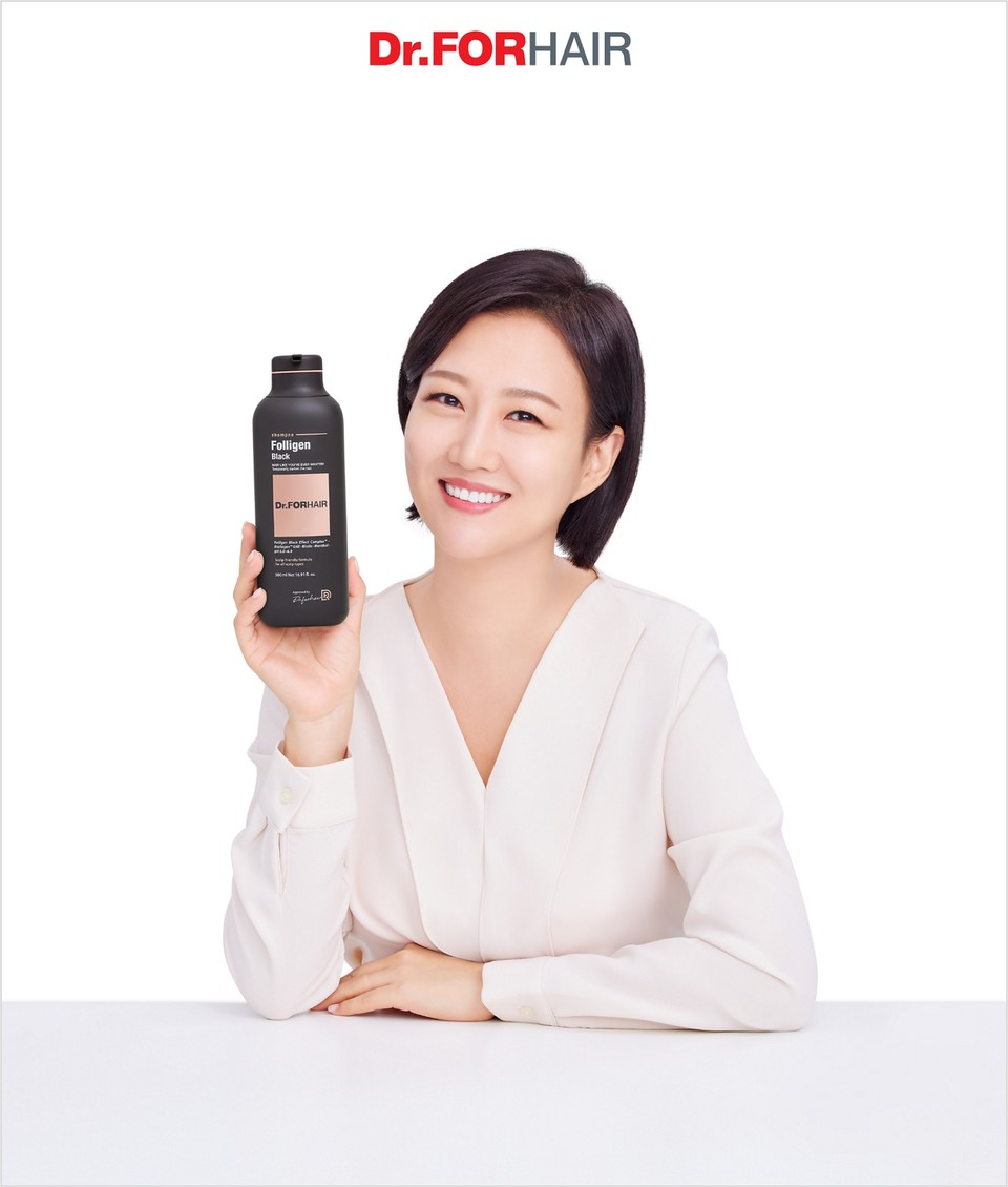 닥터포헤어, 폴리젠 염색 블랙샴푸 모델로 가수 장윤정 발탁