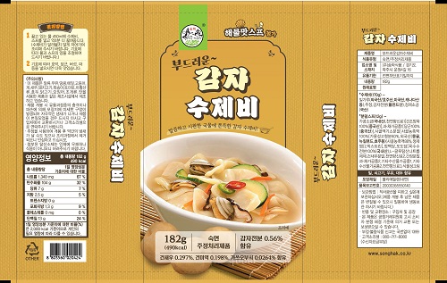 송학식품, 감자수제비 출시