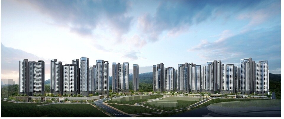 평촌엘프라우드 단지 사진
