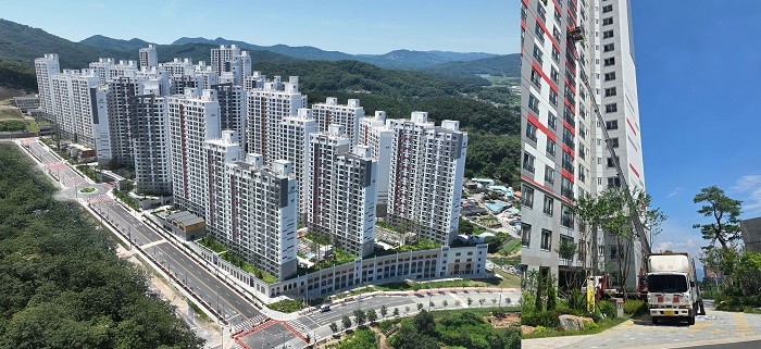 풍림 아파트 투시도