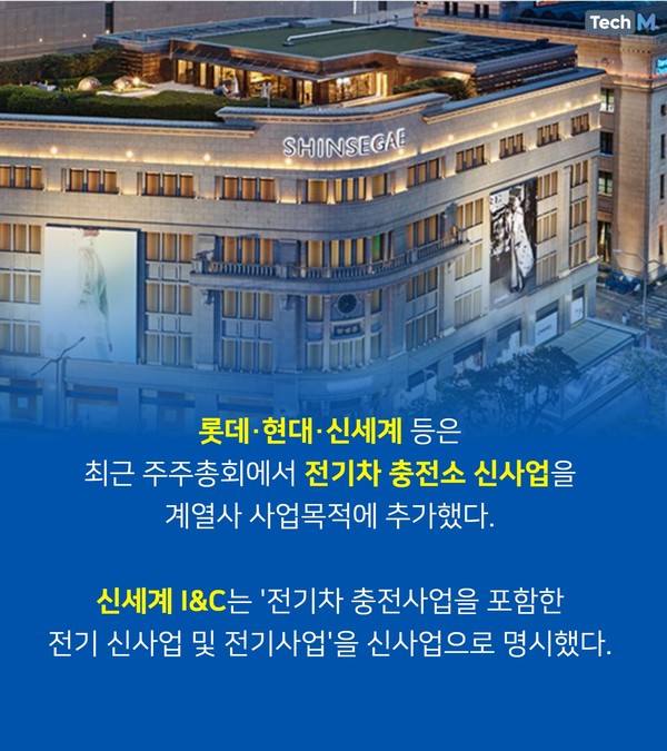 [카드뉴스] 전기차 충전소로 변신하는 백화점, 마트, 아울렛