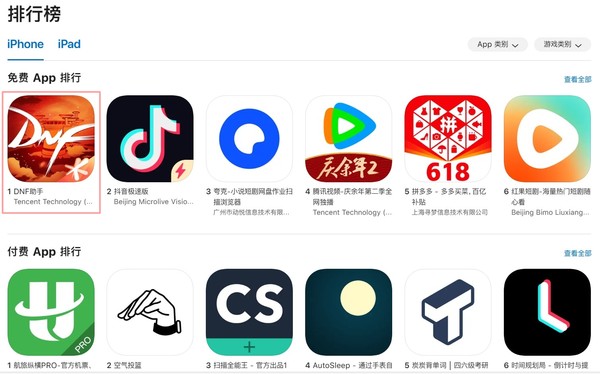 던파 모바일 중국, 출시 하루 앞두고 중국 앱 마켓 사전예약 1위