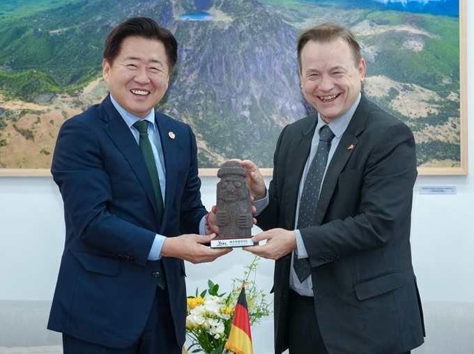 오 지사 제주, 독일 기업에 적절한 투자처 될 것