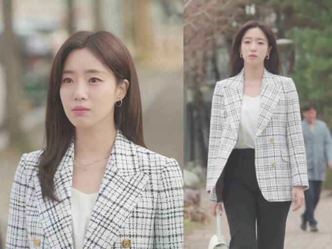 [그 옷 어디꺼] 사랑의 꽈배기 함은정, 봄날에 딱! 클래식한 트위드 재킷 어디꺼?