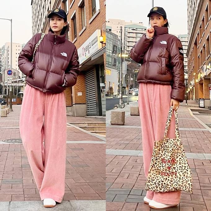 채정안, 동네 길도 파리처럼! 꾸안꾸 패셔니스타의 동네 마실룩