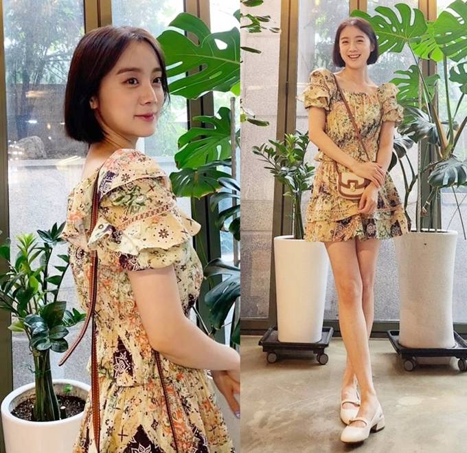 원더걸스 우혜림, 동화 뚫고 나온 공주! 자신감 넘치는 벌룬 미니 원피스룩