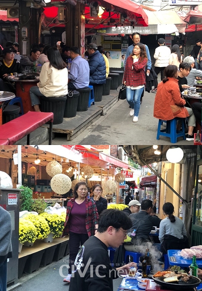 뉴트로 컨셉의 독특한 매력 익선동 한옥거리의 낮과 밤
