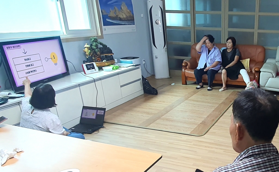 대한노인회 충북 청주시 상당서원구지회, 찾아가는 미디어교육 실시